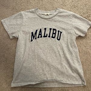 John Galt brandy melville grey malibu shirt